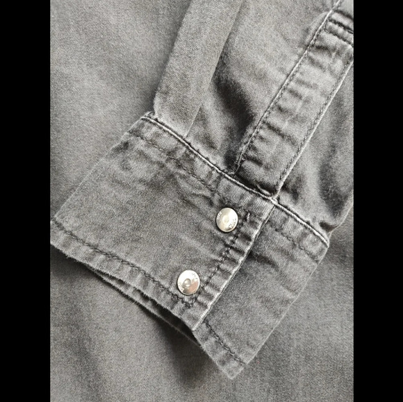 Zara denim shirt Black 🖤 XS - Picture 3 of 8